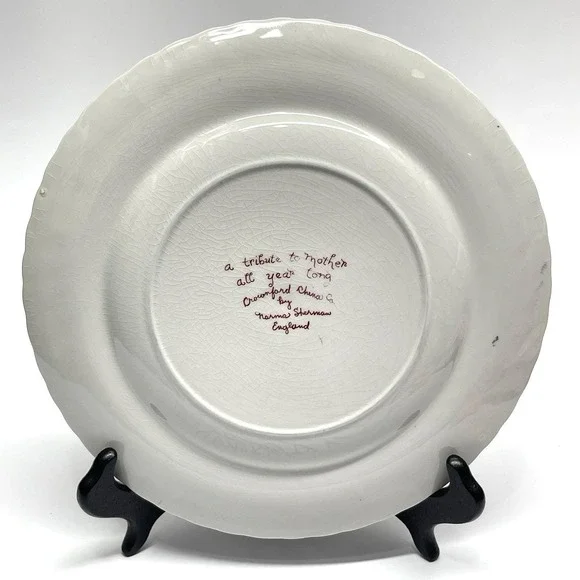 Royal‎ Crownford 1973 Plate "A Good Mother Makes a Happy Home" By Norma Sherman - Picture 2 of 8